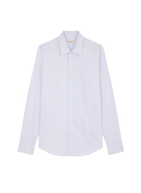 Chemise à rayures en coton - Ciel