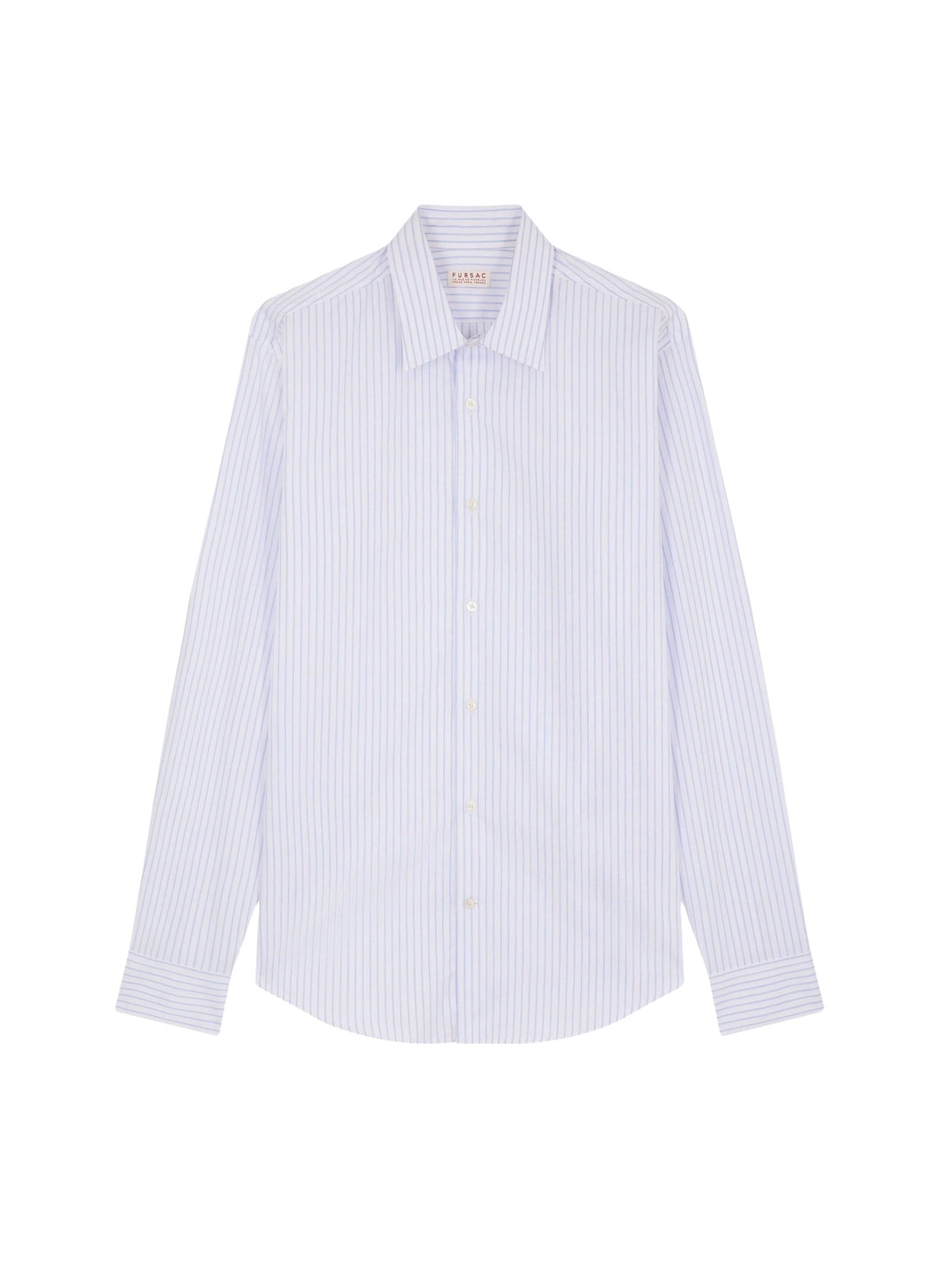 Chemise à rayures en coton - Ciel