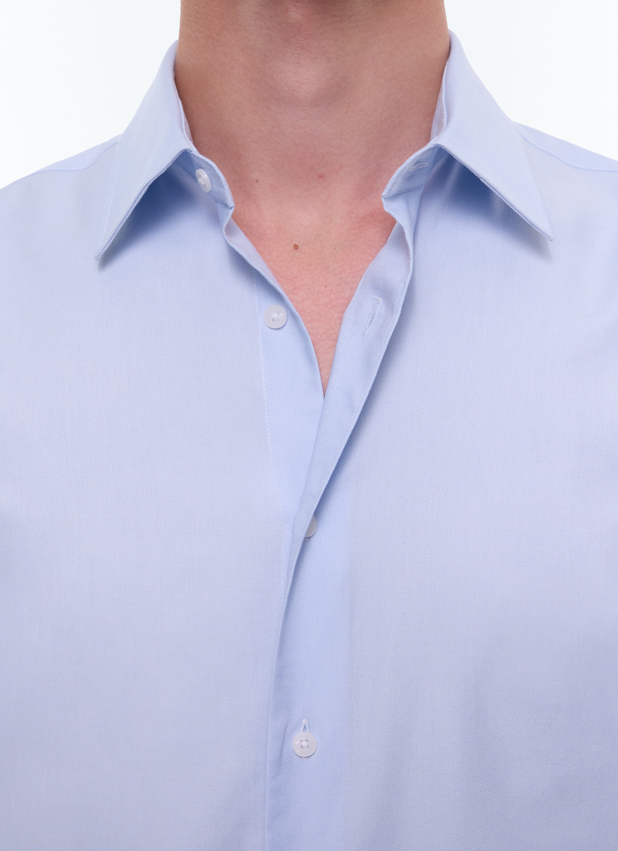 Chemise à col droit en coton - Persan