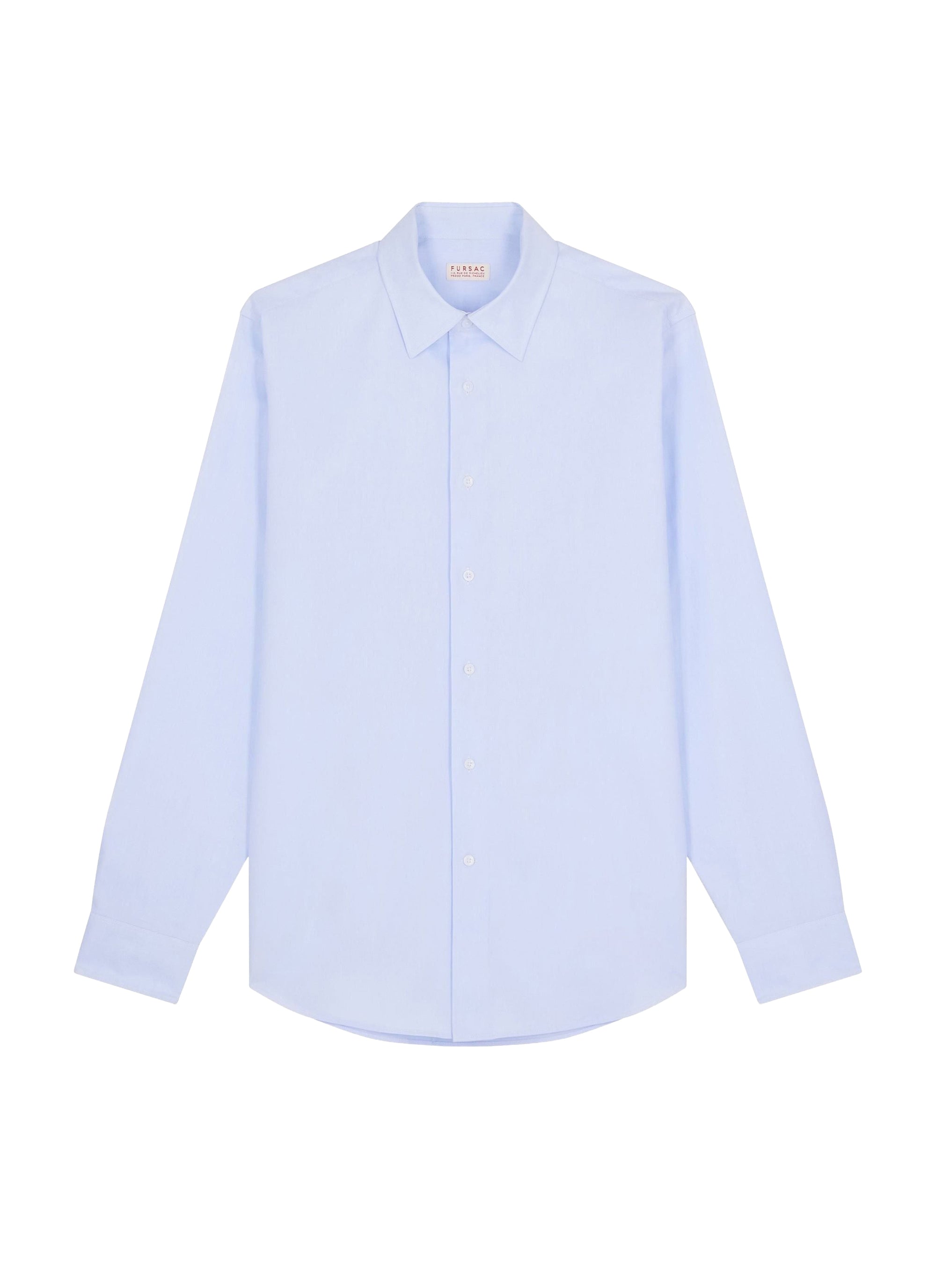 Chemise à col droit en coton - Persan