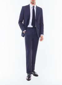 Striped cotton shirt with stand-up collar - Persian