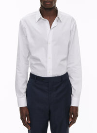 Cotton poplin shirt - White