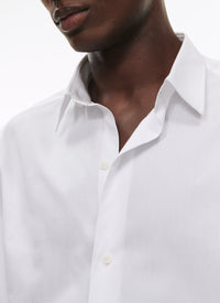Cotton poplin shirt - White