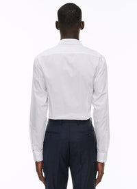 Cotton poplin shirt - White