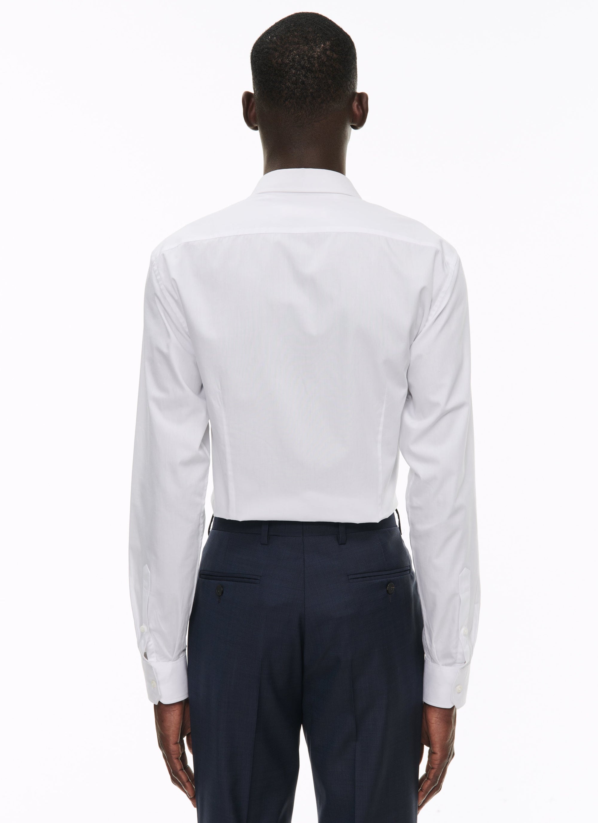 Cotton poplin shirt - White