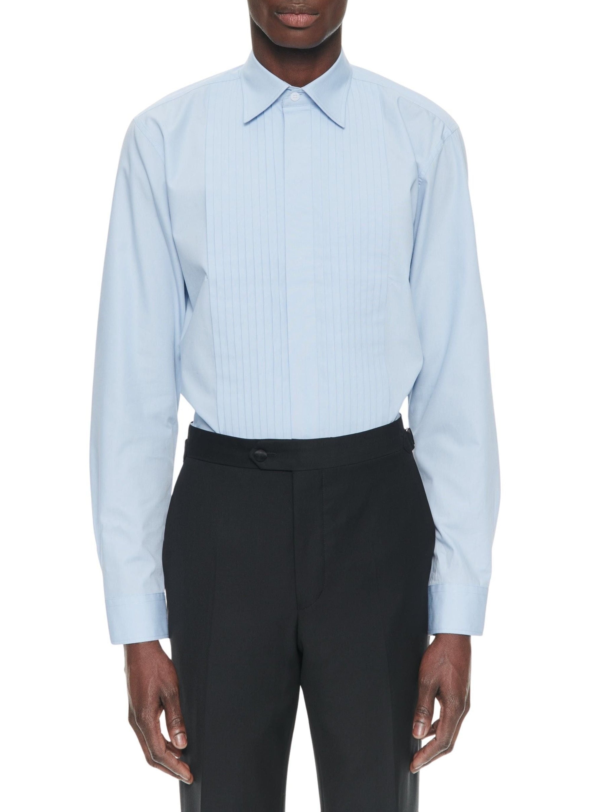 Chemises plastron - Bleu ciel