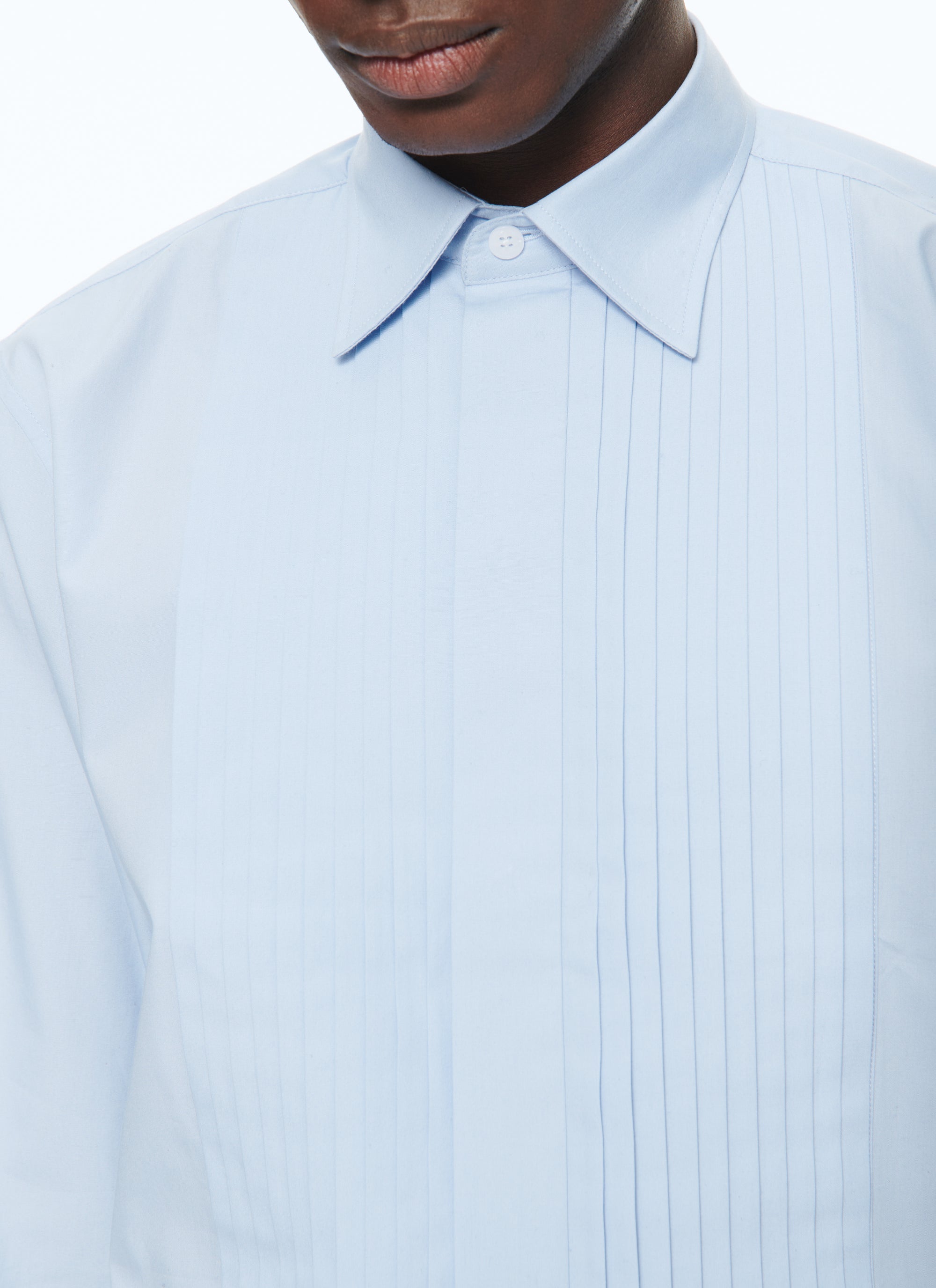 Chemises plastron - Bleu ciel