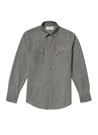 Chemise Western en coton - Gris foncé