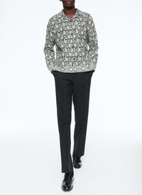 Chemise en popeline de coton à imprimé - Fantaisie