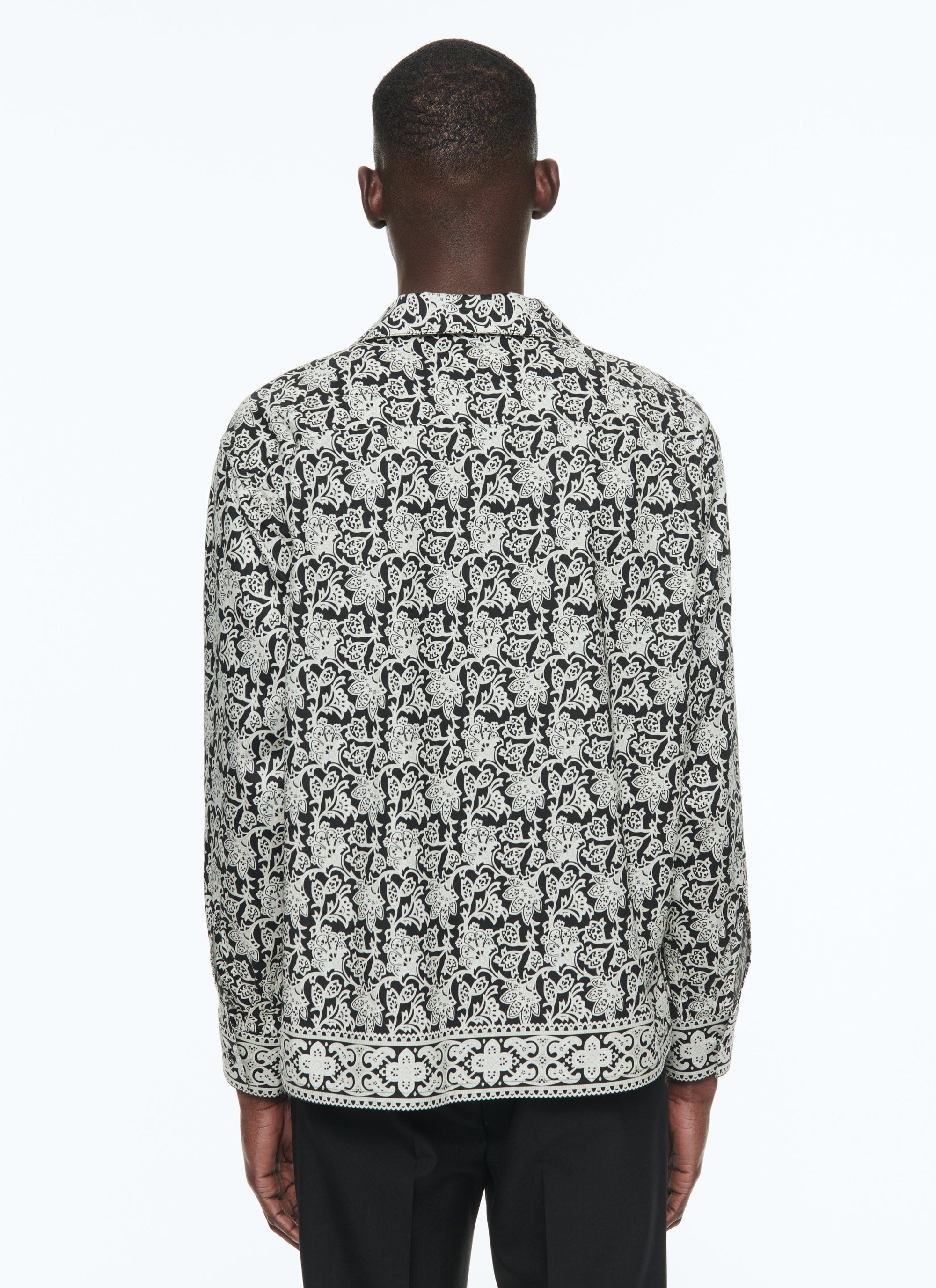 Chemise en popeline de coton à imprimé - Fantaisie