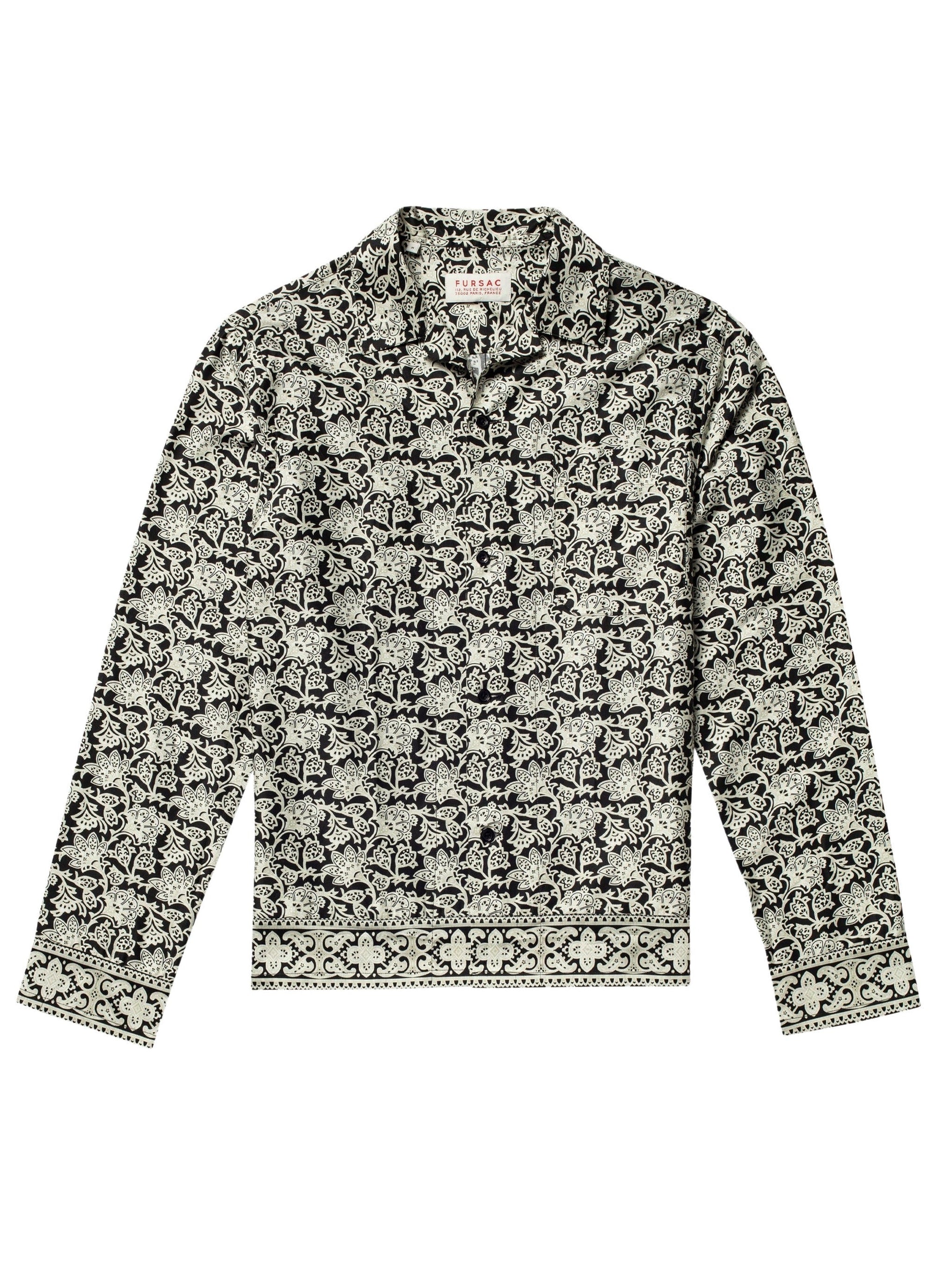 Chemise en popeline de coton à imprimé - Fantaisie