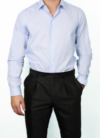 French collar shirt with double breasted cuffs - Ciel