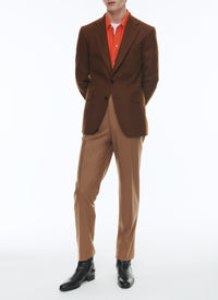 Surchemise en flanelle de coton - Orange