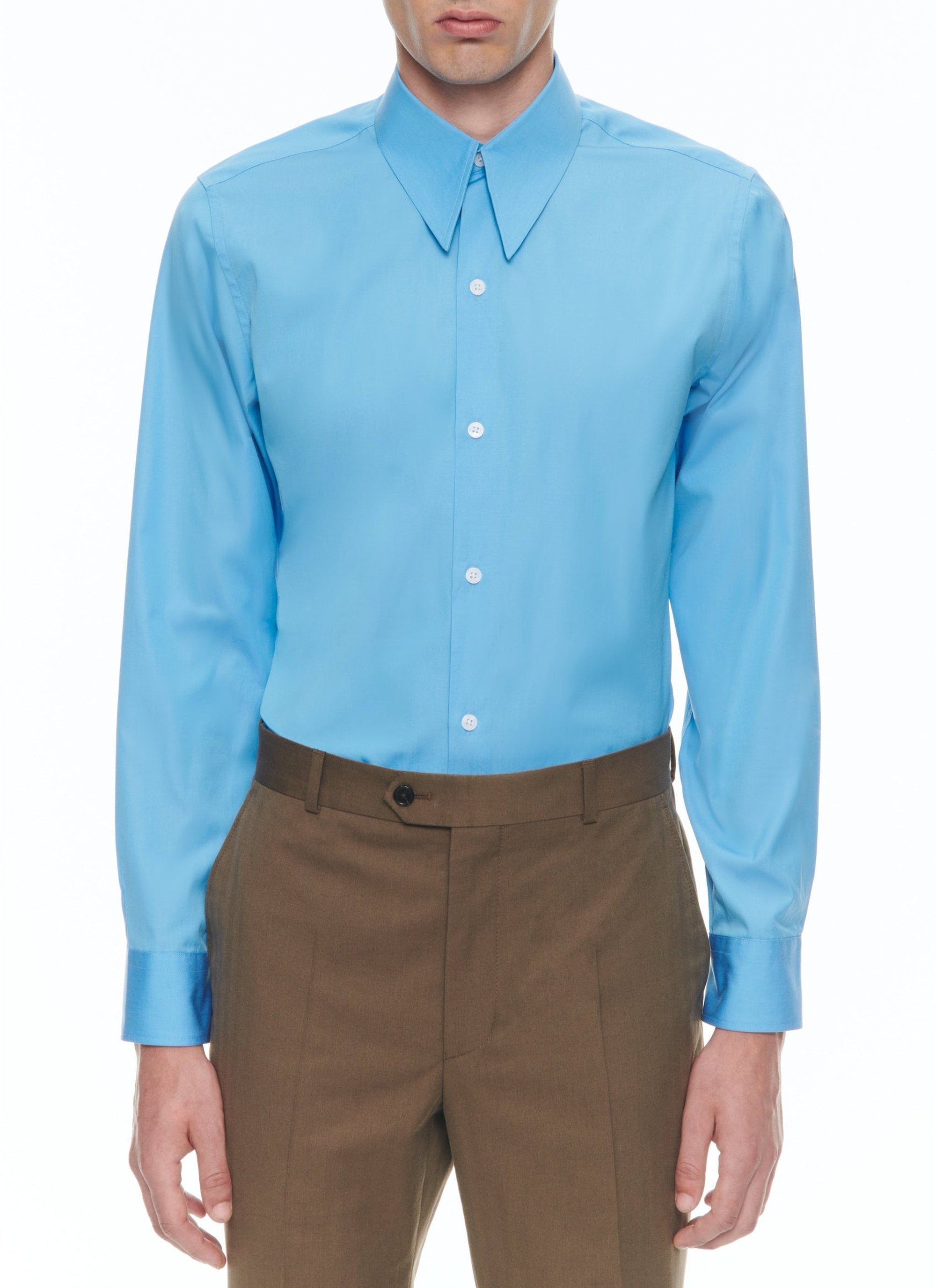 Chemise à bas liquette - Light blue