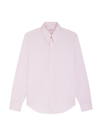 Point collar shirt in cotton poplin - Pale pink