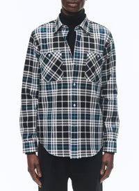 Chemise à col hirondelle - Noir