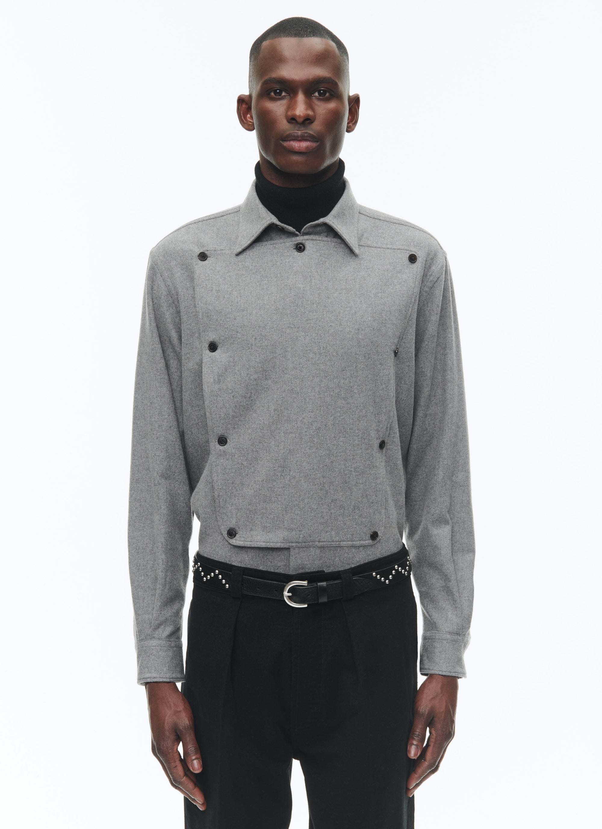 Gris Clair Chemise - Gris Clair