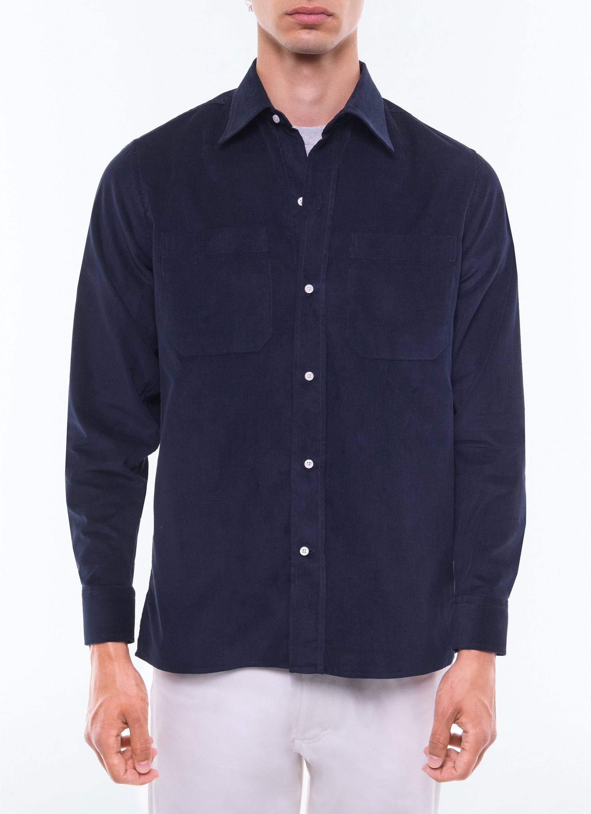 Corduroy shirt - Navy