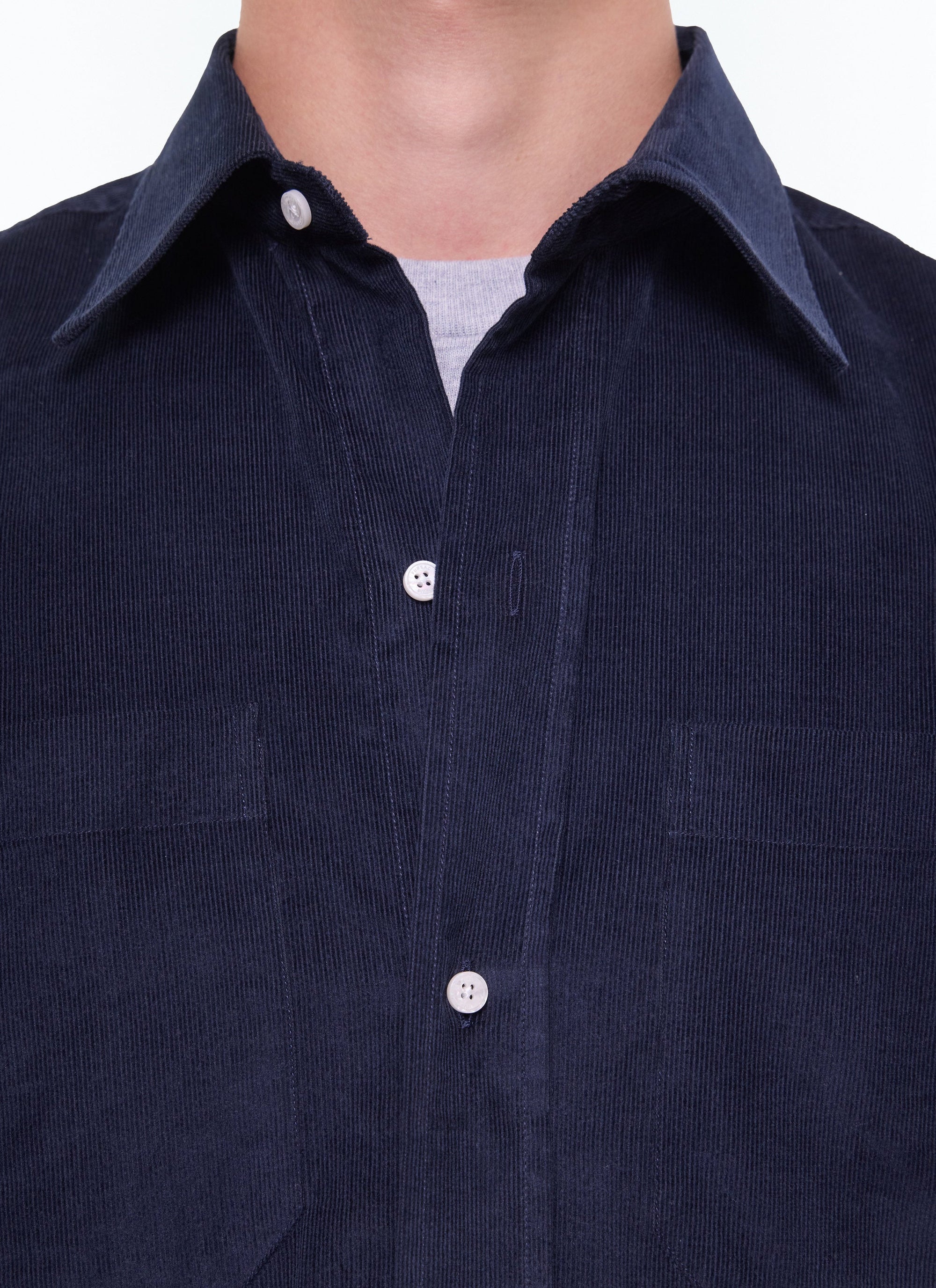 Corduroy shirt - Navy