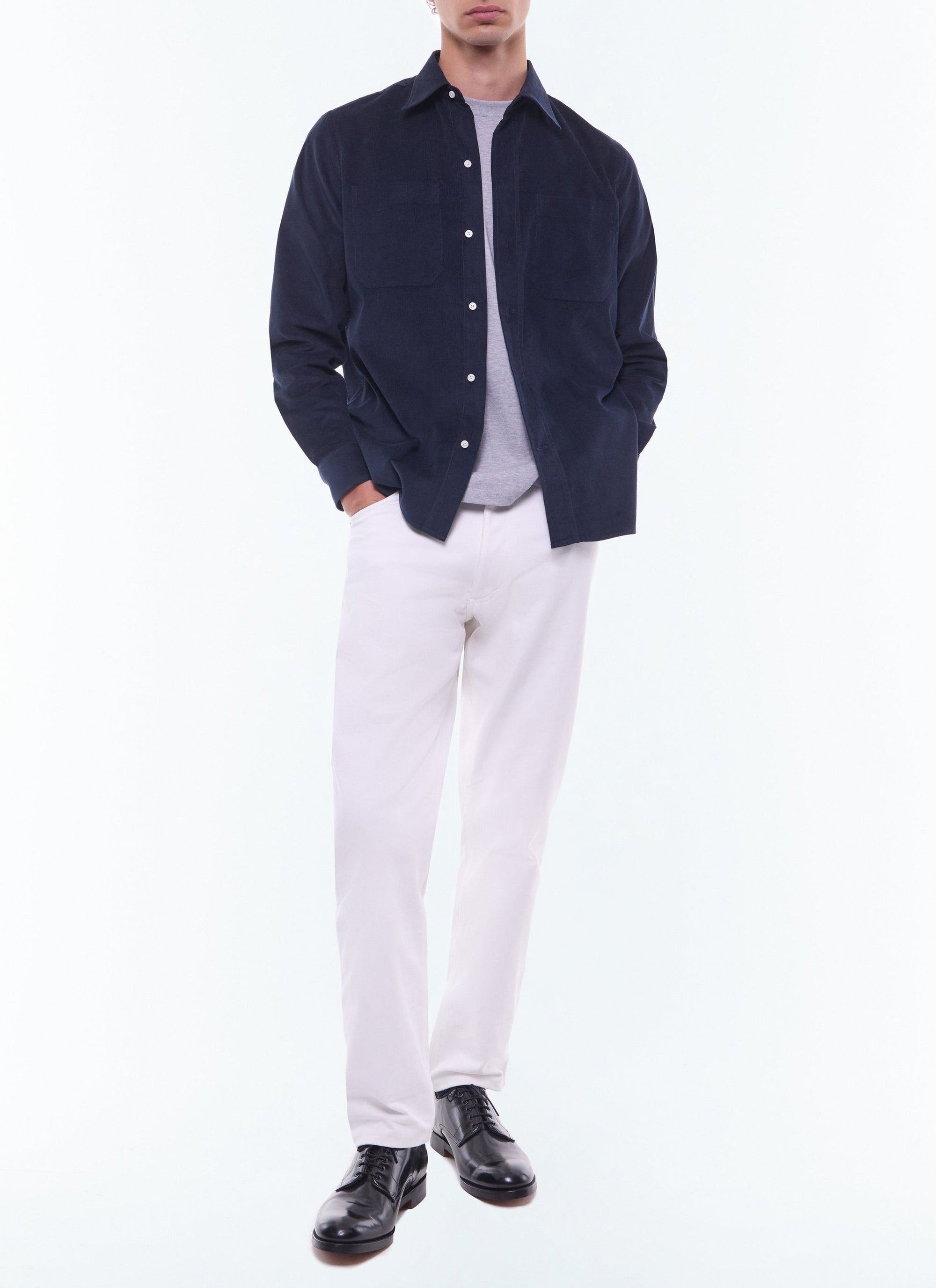 Corduroy shirt - Navy