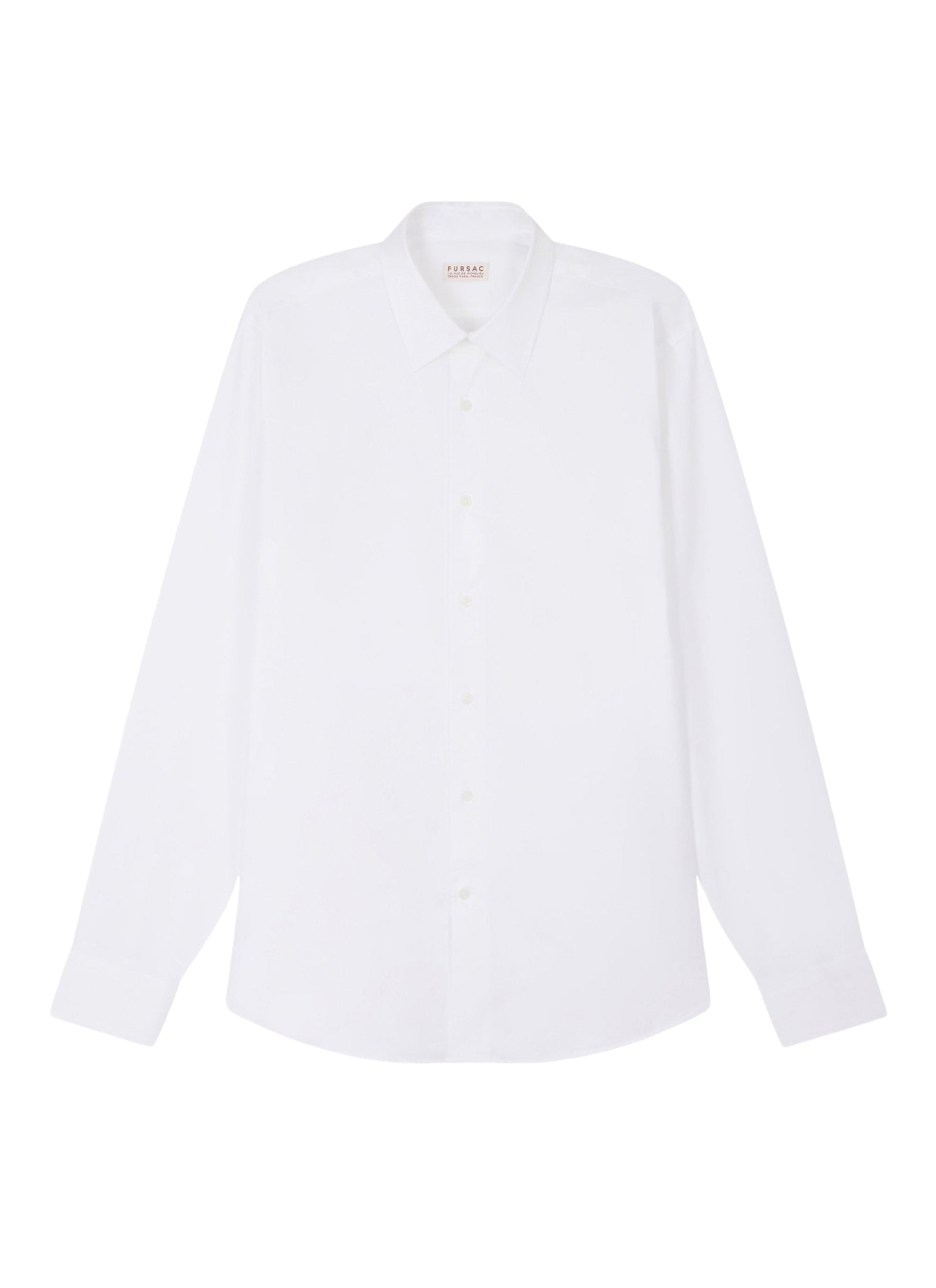 Chemise à poignets biseautés - Blanc