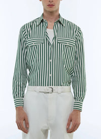 Vert Bouteille Chemise - Vert Bouteille