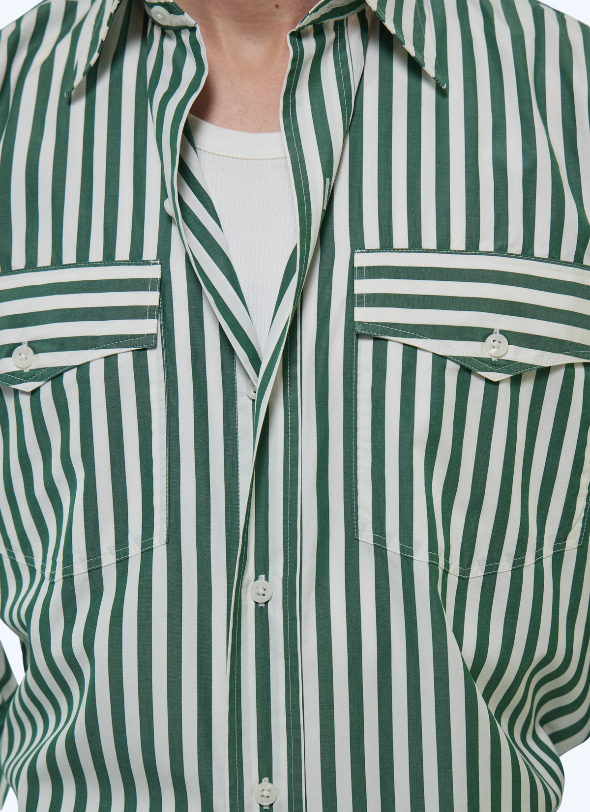 Vert Bouteille Chemise - Vert Bouteille