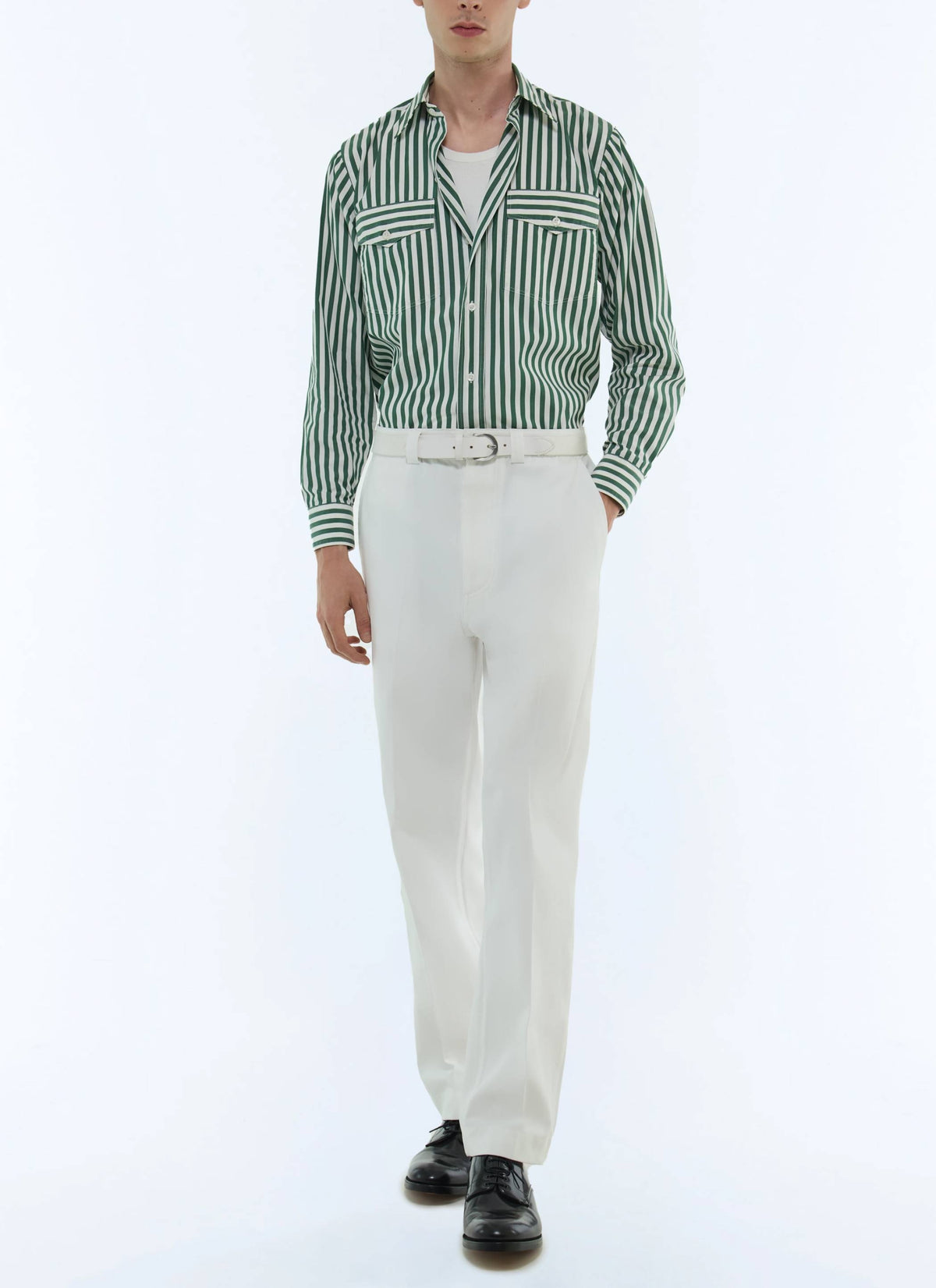 Vert Bouteille Chemise - Vert Bouteille