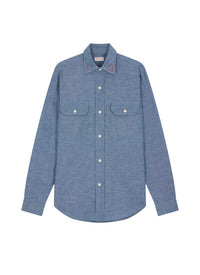 Cotton chambray overshirt - Persan