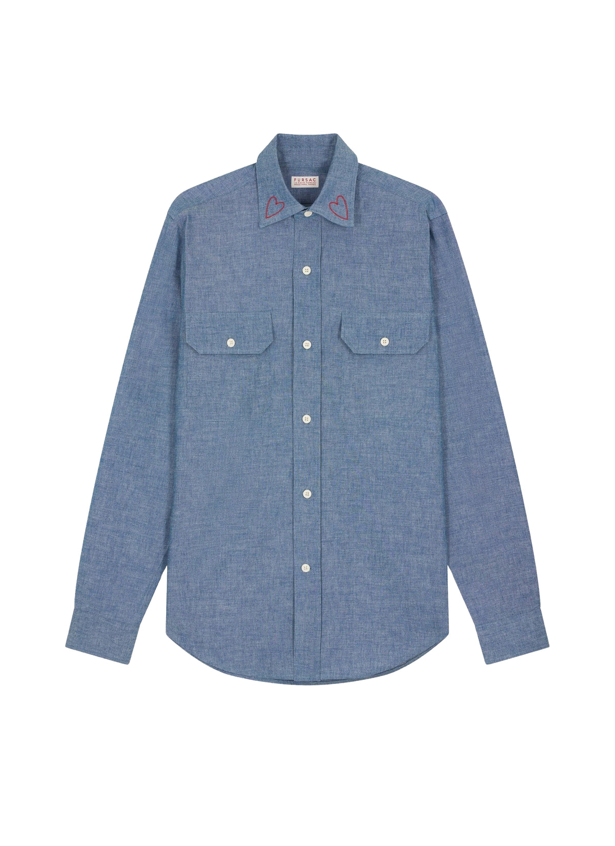 Cotton chambray overshirt - Persan