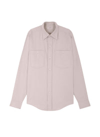Cotton flannel shirt - Natural