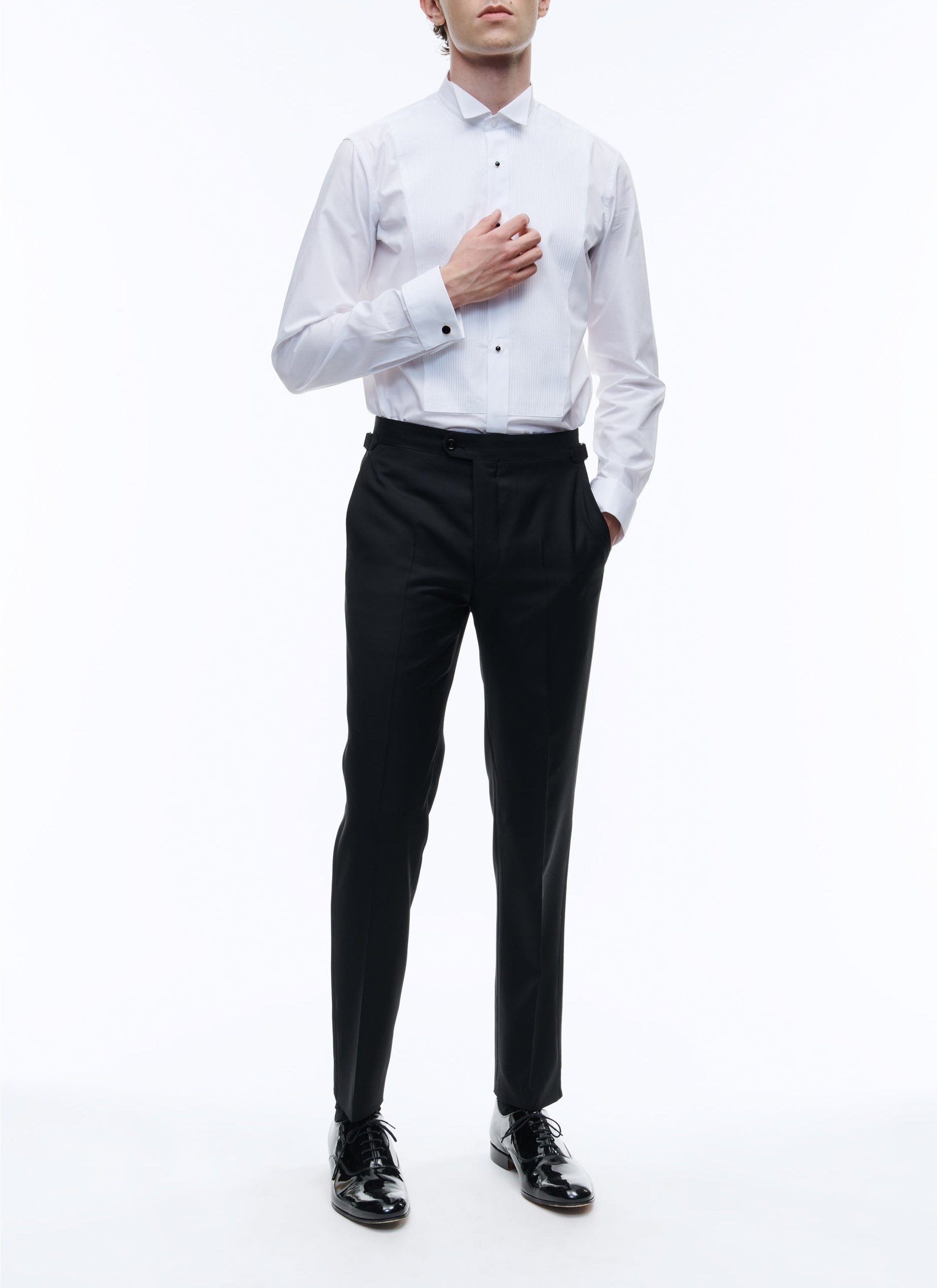 Chemisehe en popeline de coton - Blanc