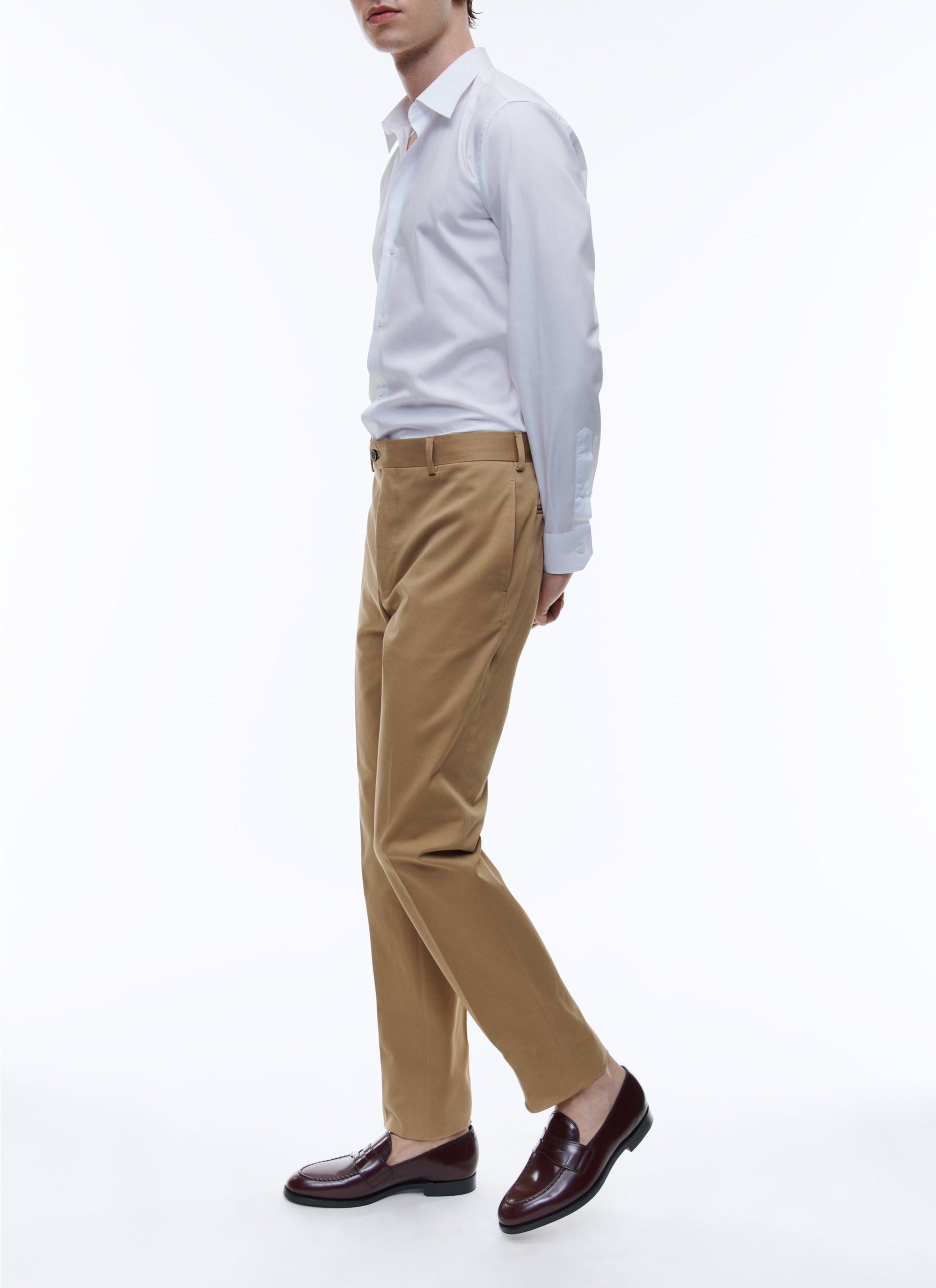 French collar shirt - White