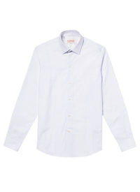 Chemise à petits carreaux - Ciel