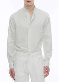 Chemise à poignets arrondis - Écru