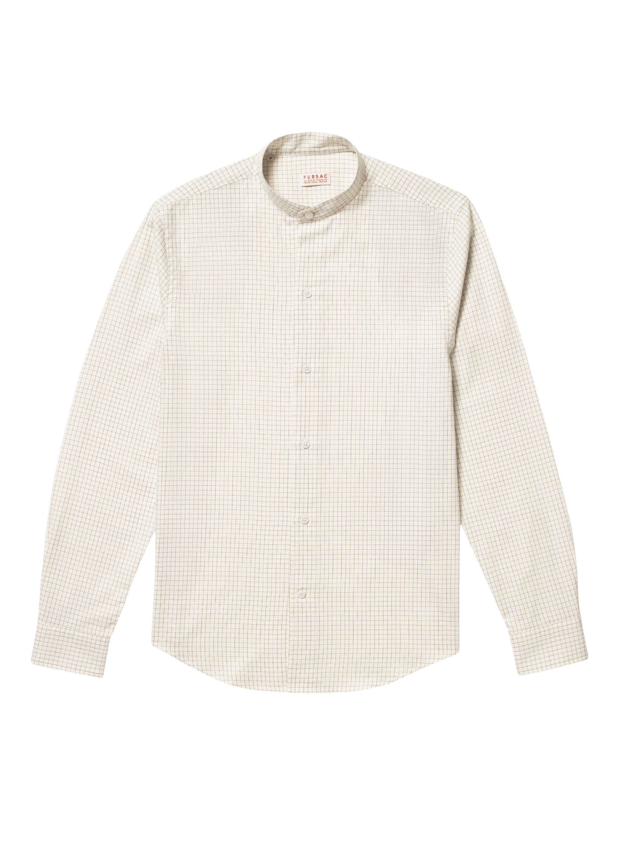 Chemise à poignets arrondis - Écru