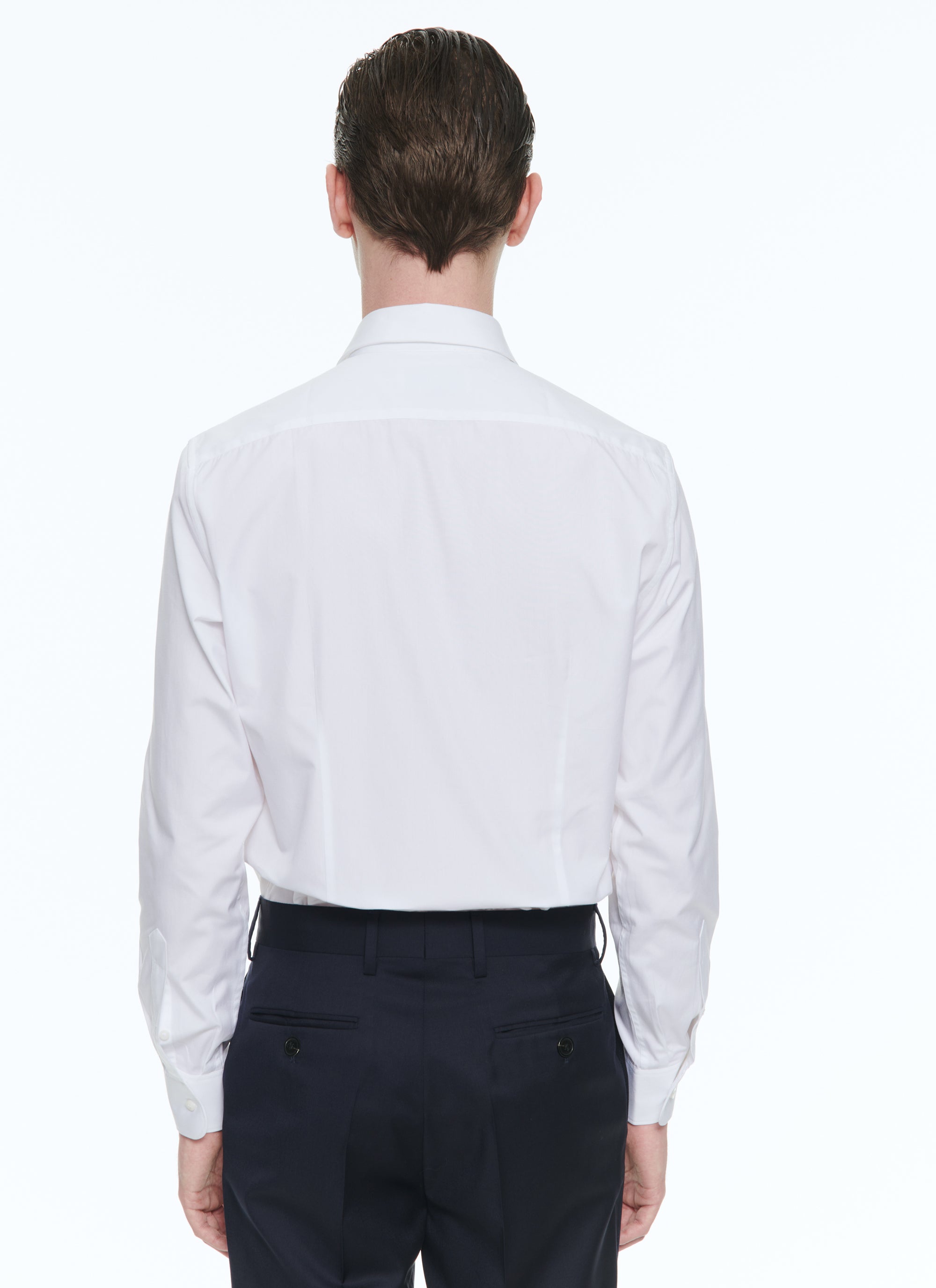 Chemise en twill de coton - Blanc