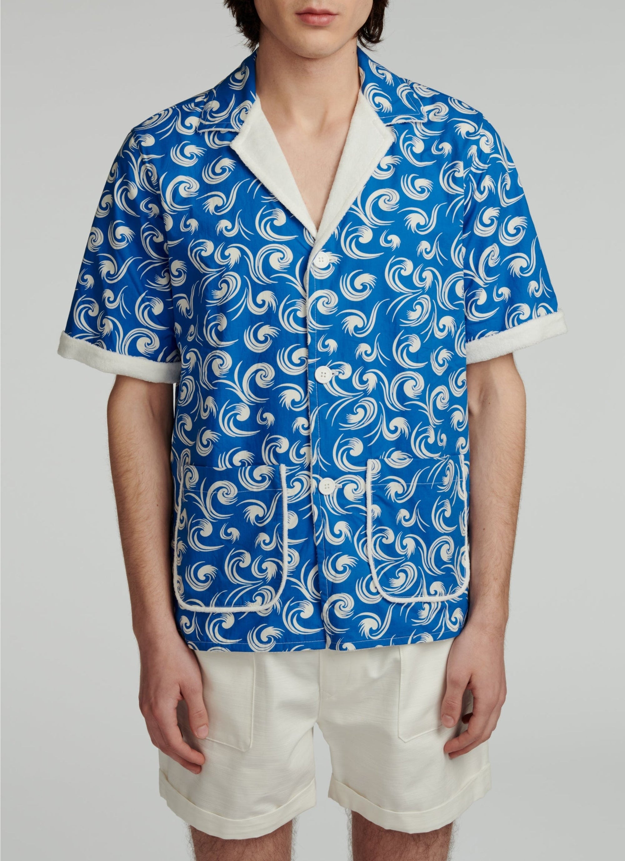 Chemise droite à col ouverte - Indien