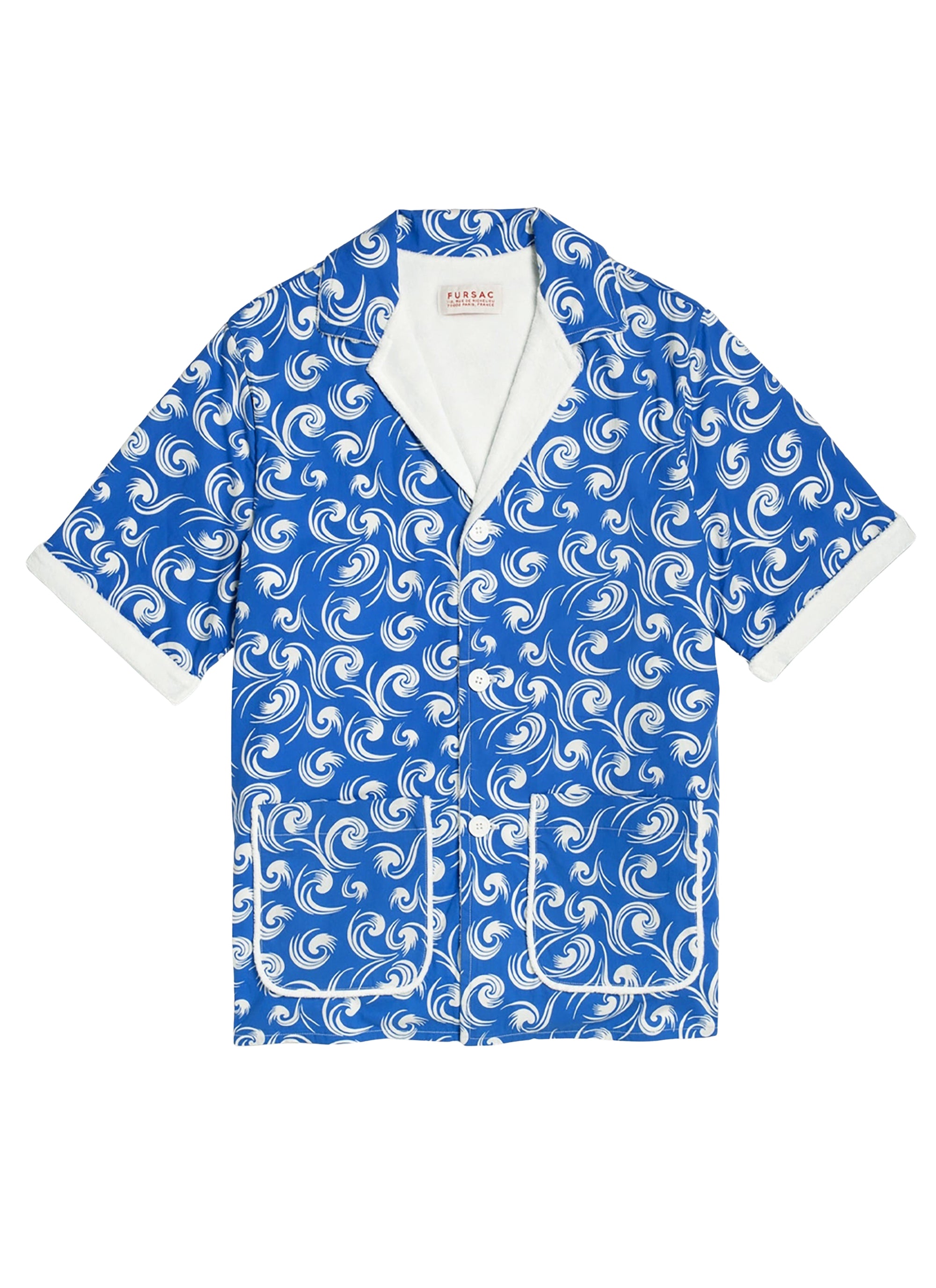 Chemise droite à col ouverte - Indien