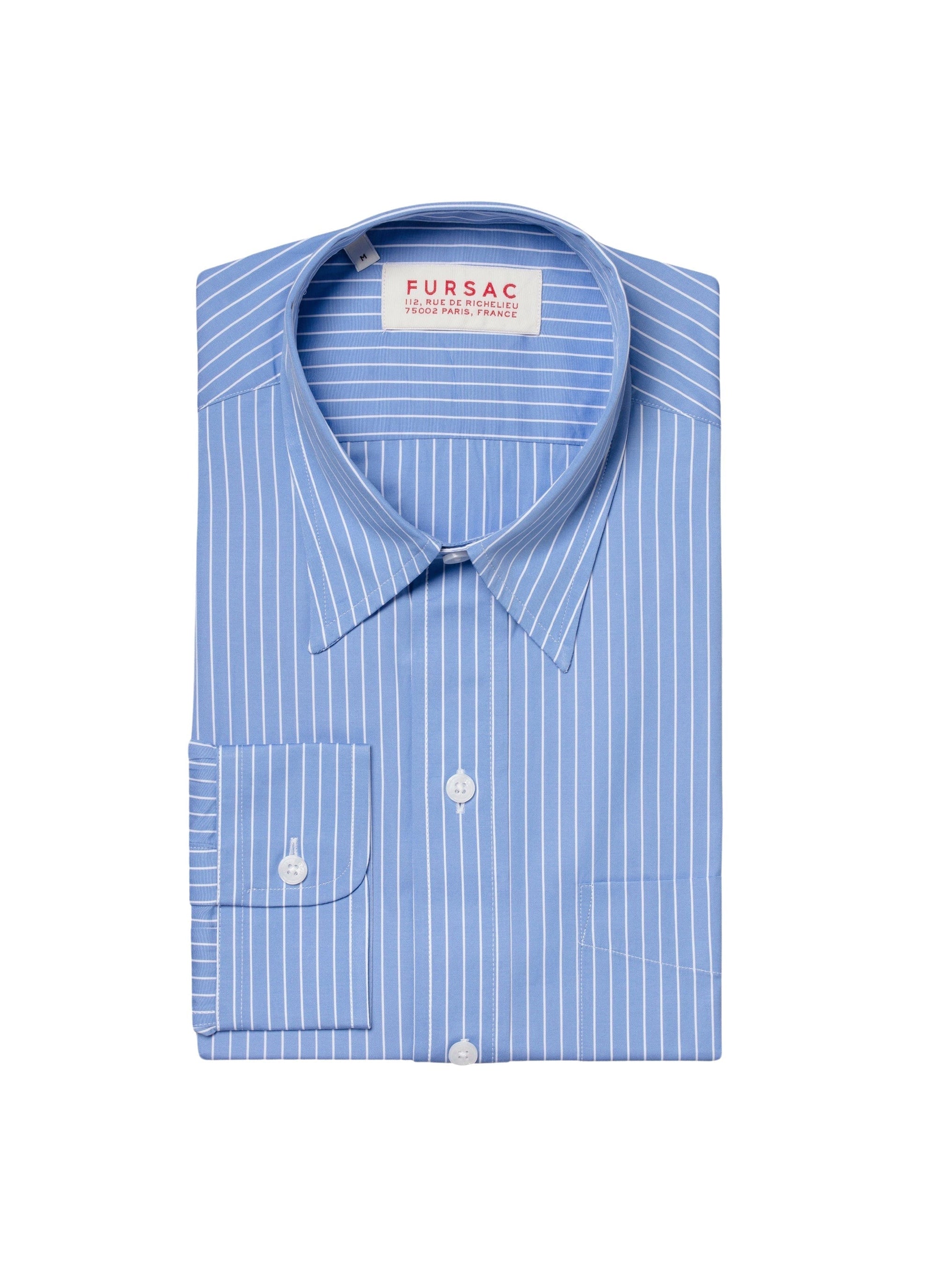 Straight shirt with swallow collar - Indian