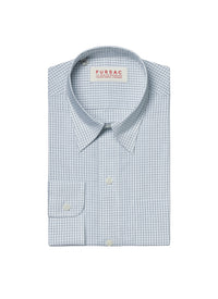 Straight-cut swallow-neck shirt - Ecru White