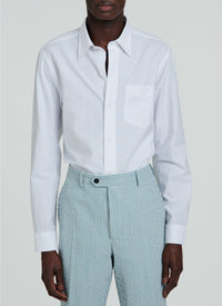 Swallow-neck shirt - White