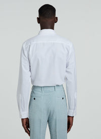 Swallow-neck shirt - White