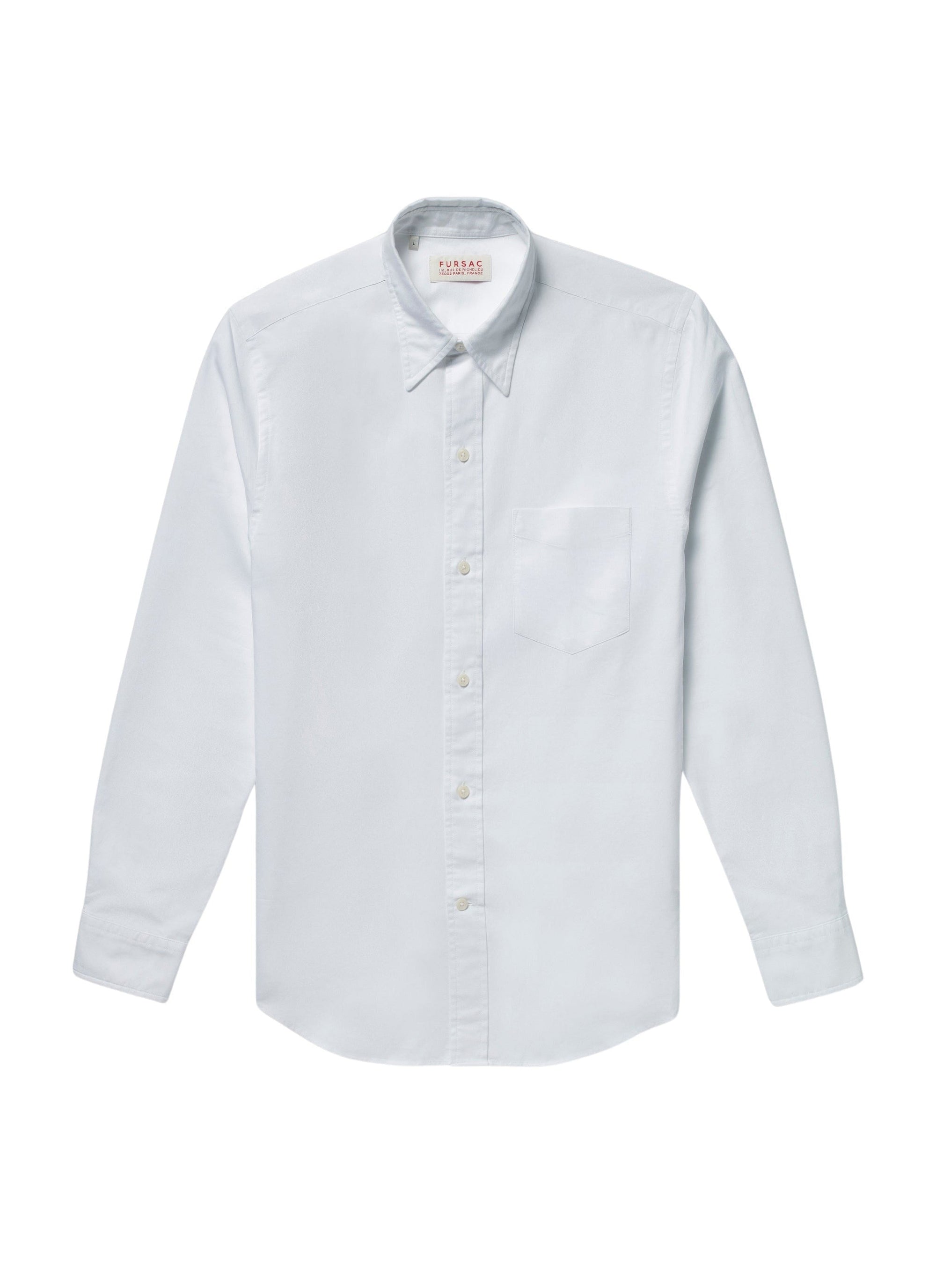 Swallow-neck shirt - White