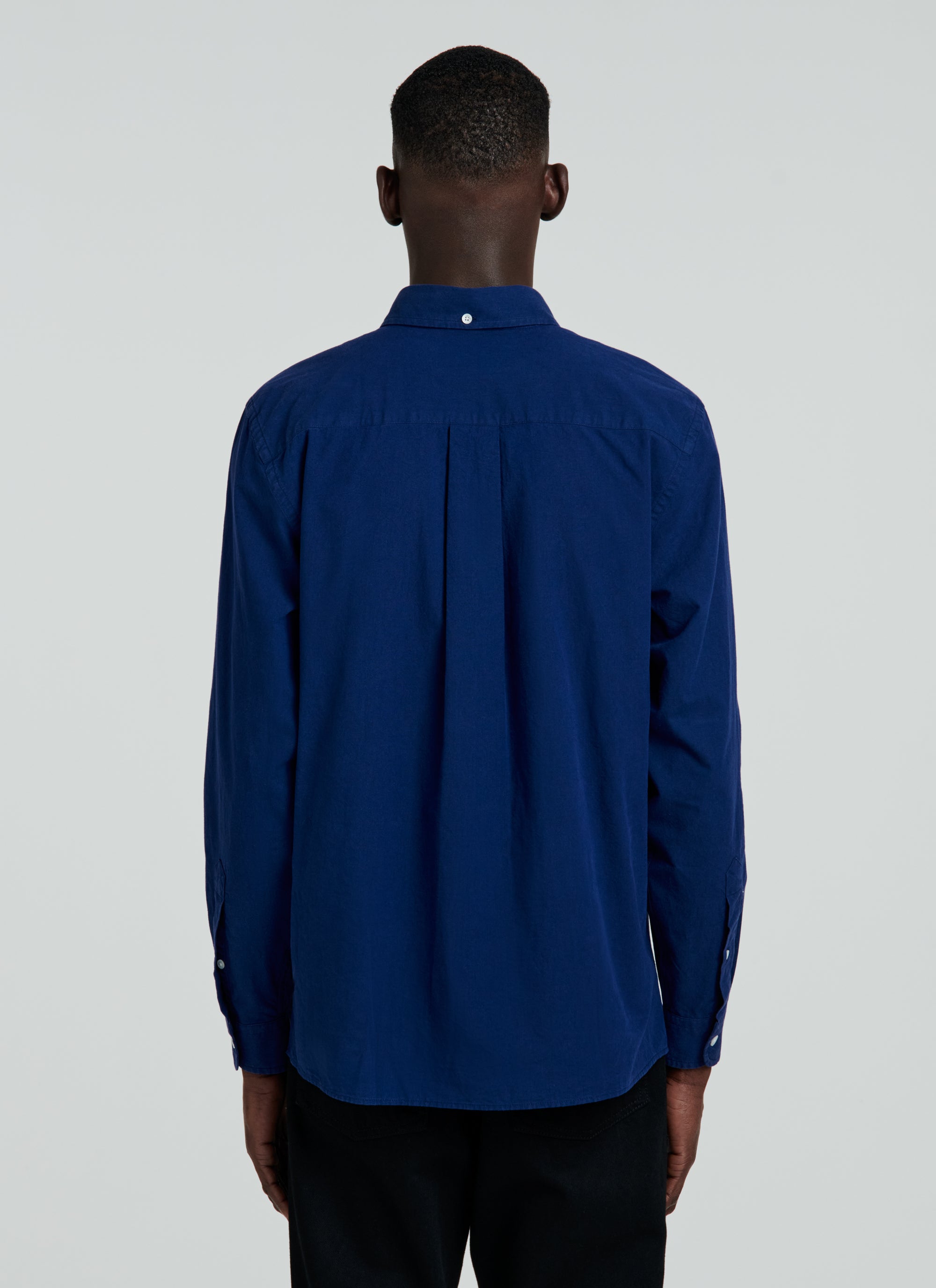 Chemise droite à col américain - Petrole