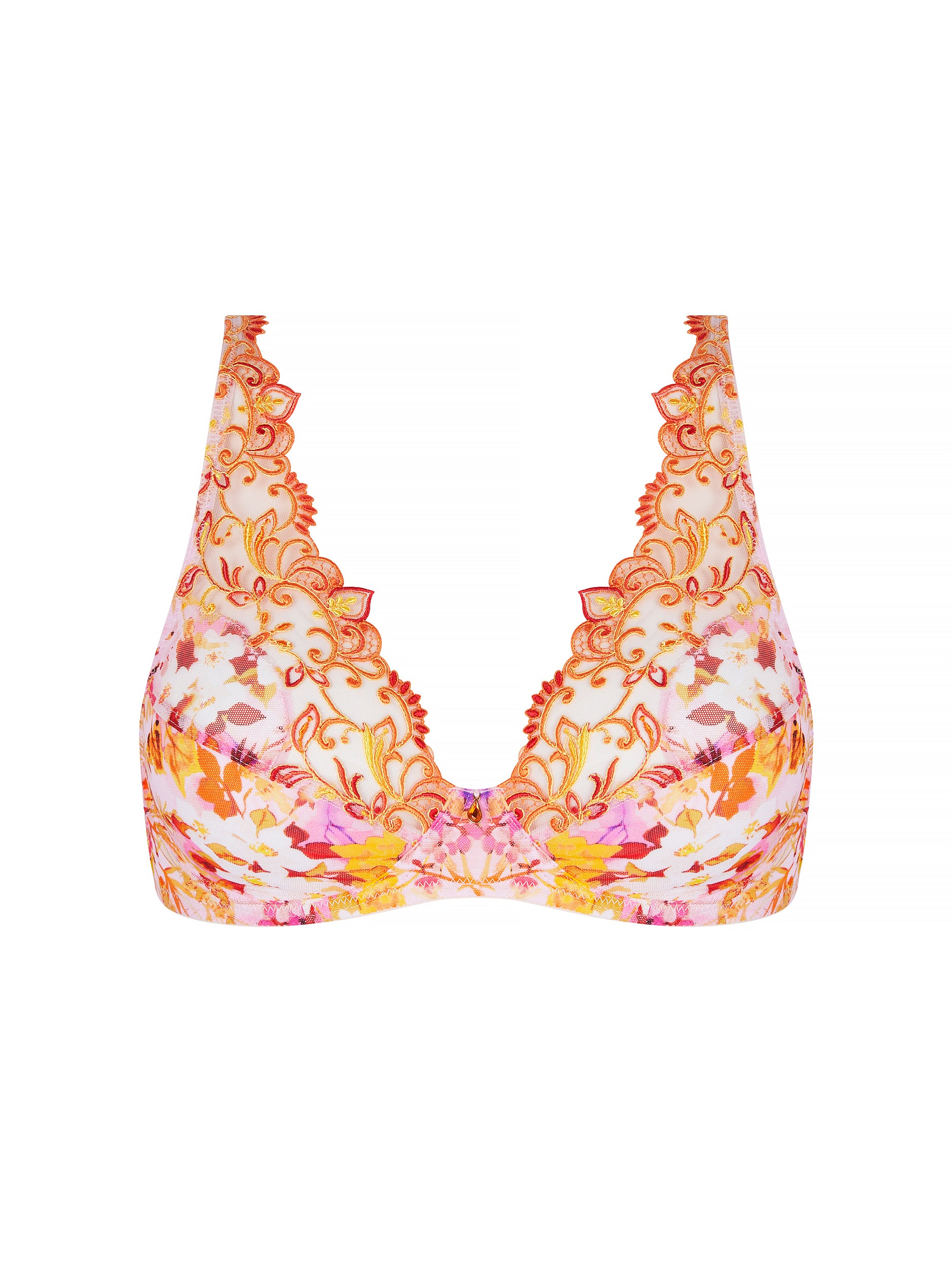 Soutien-gorge triangle Jardins de Lumière imprimé - Bouquet Lumière