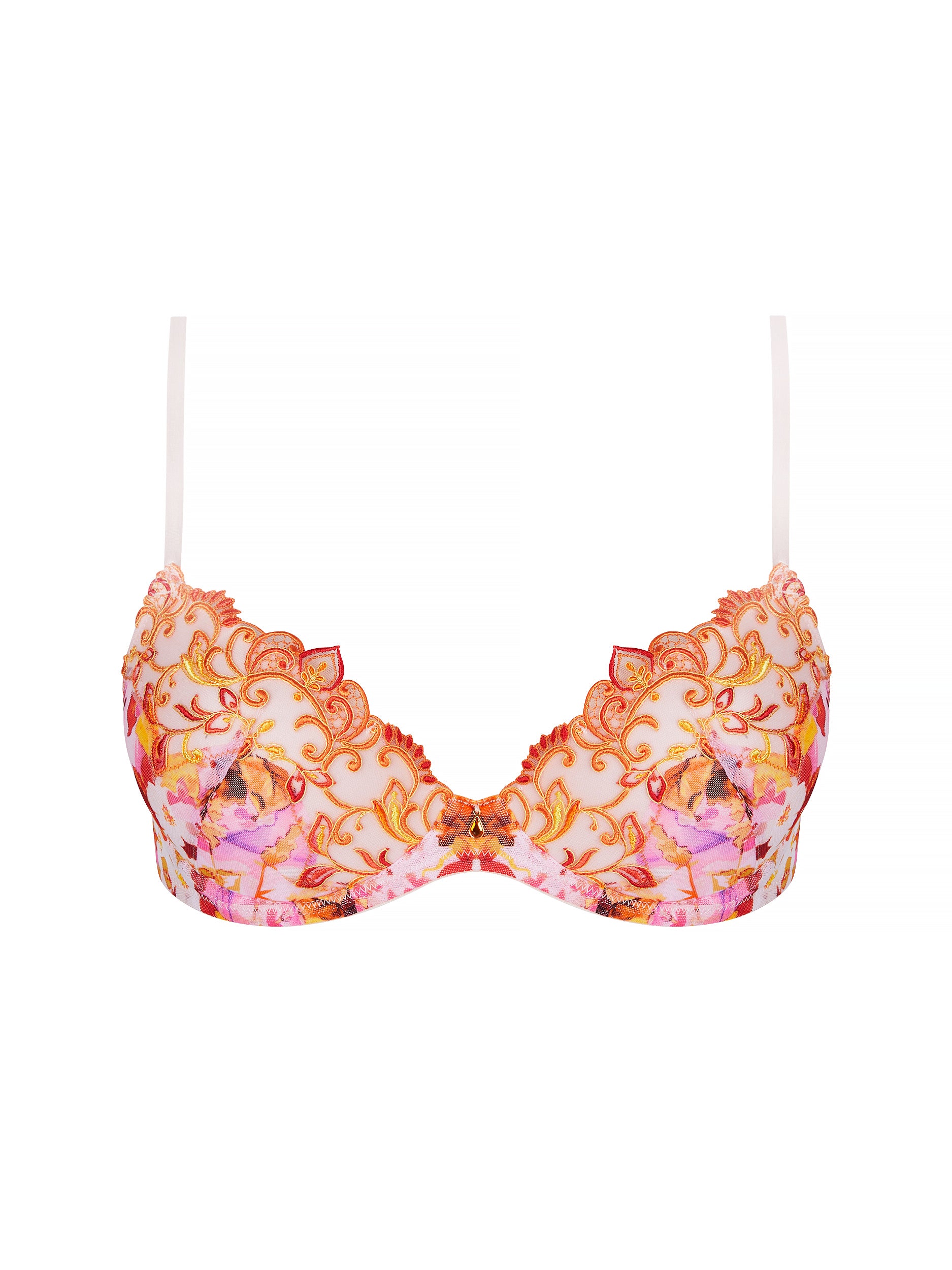 Soutien-gorge triangle Jardins de Lumière imprimé - Bouquet Lumière
