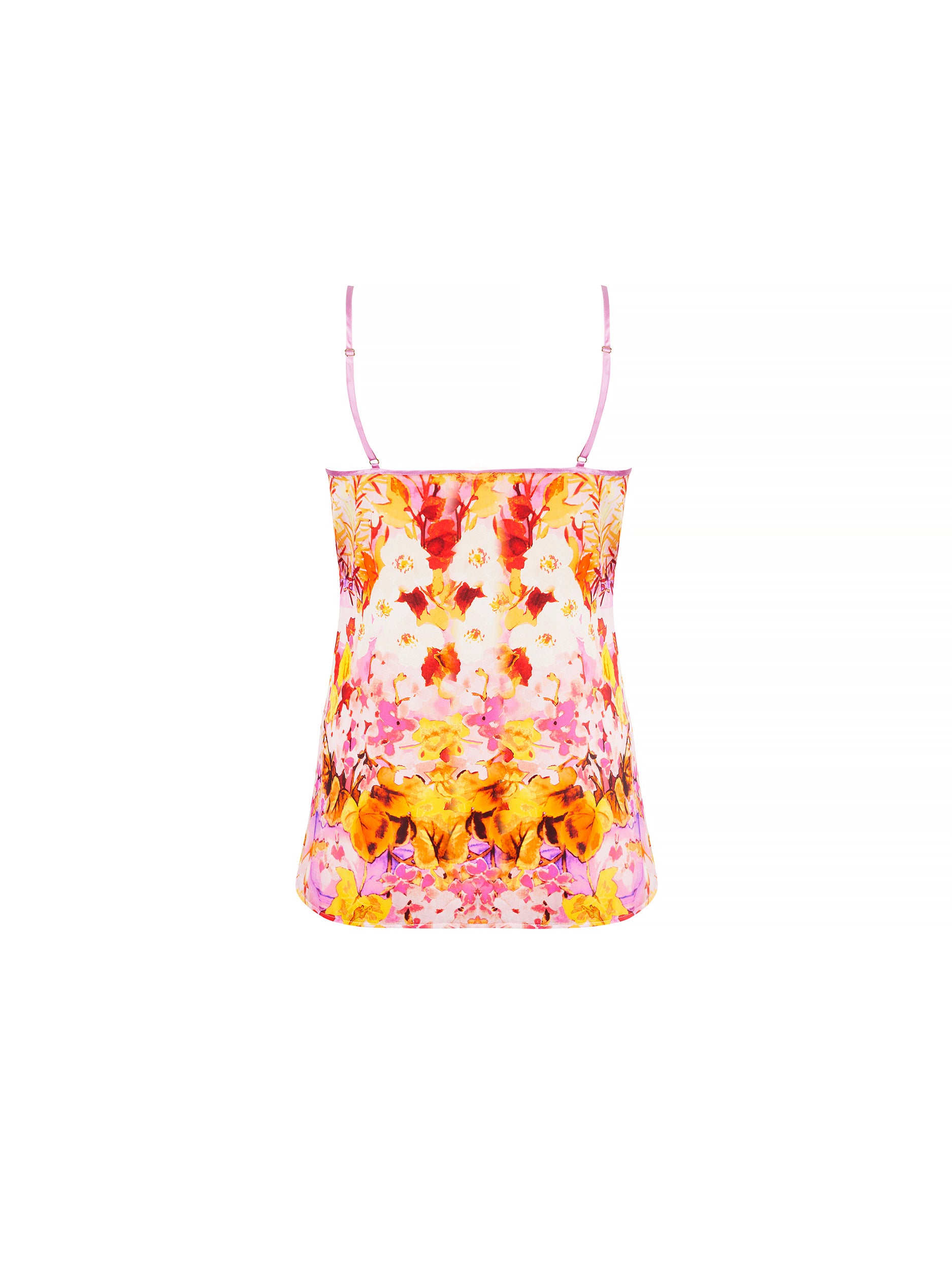Jardins de Lumière silk print camisole - Bouquet Lumière