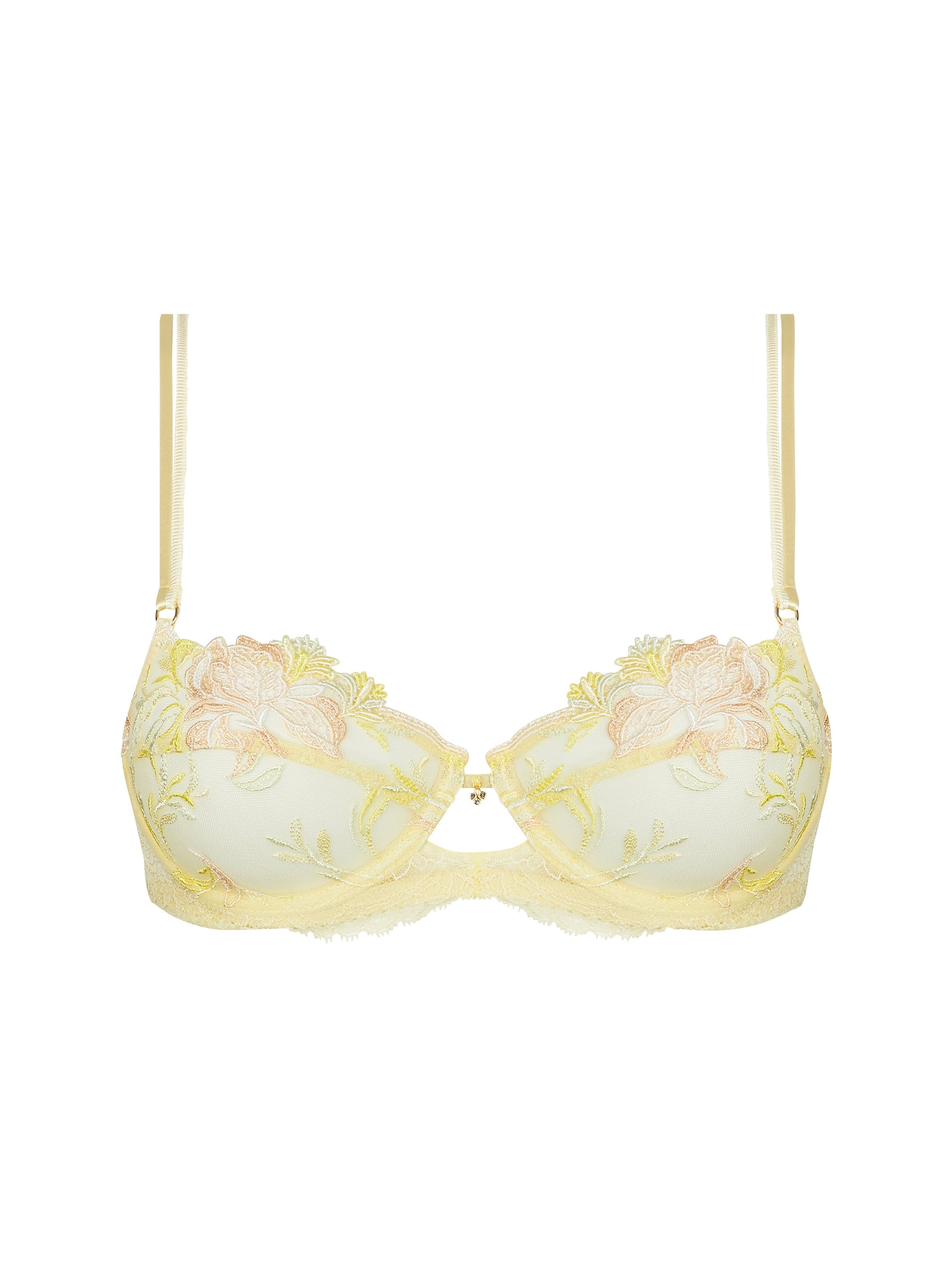 Frisson d'Or balconnet bra - Rose gold
