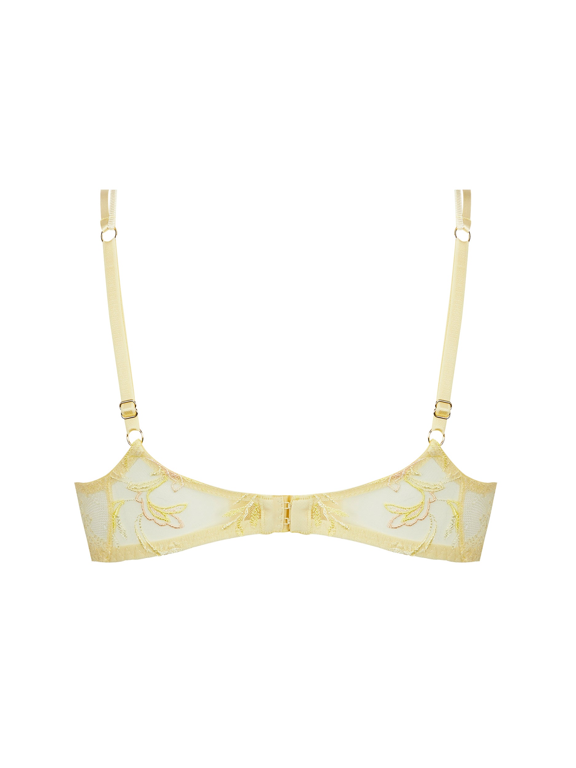 Frisson d'Or balconnet bra - Rose gold
